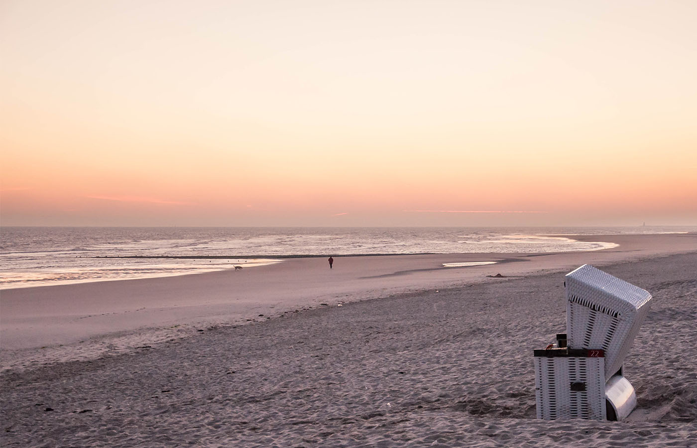 Ein Abend am Strand von Wangerooge.